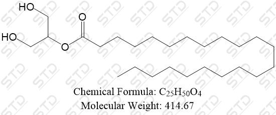 单硬脂酸甘油酯杂质41 118605-16-6 C25H50O4