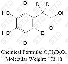 <em>多巴胺</em><em>杂质</em><em>43</em>-d4 60696-39-1 C8H3D5O4