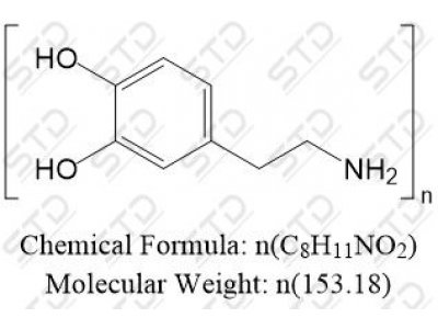 多巴胺杂质91 (聚多巴胺) 86389-83-5 n(C8H11NO2)