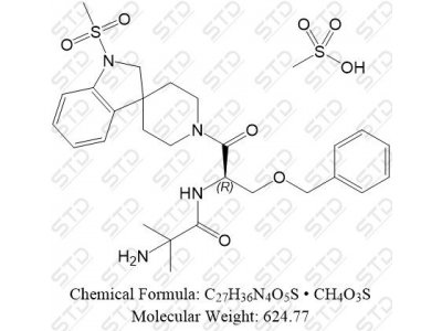 伊布莫仑 甲磺酸盐 159752-10-0 C27H36N4O5S • CH4O3S