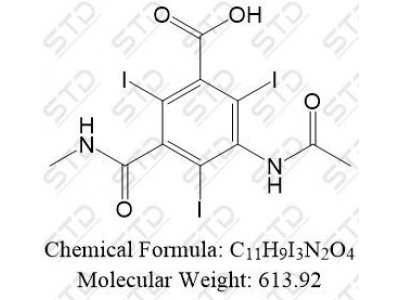 碘他拉酸 2276-90-6 C11H9I3N2O4