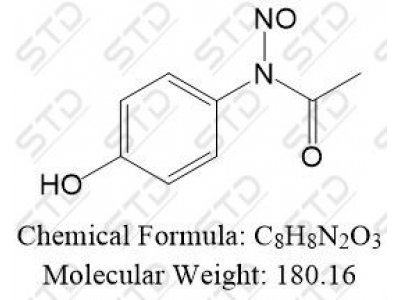对乙酰氨基酚杂质62(N-亚硝基对乙酰氨基酚) 146897-60-1 C8H8N2O3