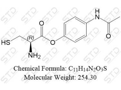 对乙酰氨基酚杂质65 58109-87-8 C11H14N2O3S