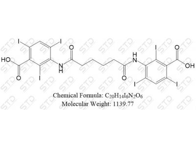 碘海醇杂质30 606-17-7 C20H14I6N2O6