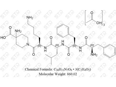 地克法林 三醋酸盐 1024828-77-0(free base) C36H53N7O6 • 3(C2H4O2)