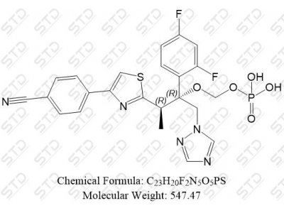 氟沙康唑 351227-64-0 C23H20F2N5O5PS