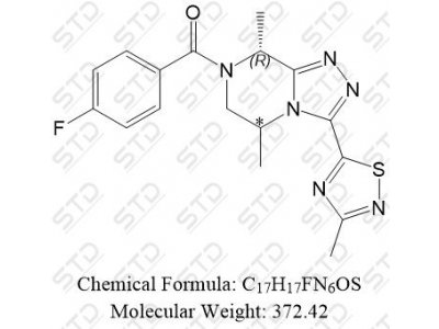 非唑奈坦杂质13 2500874-54-2 C17H17FN6OS