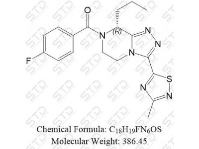 非唑奈坦杂质18 1629229-56-6 C18H19FN6OS