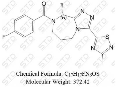 非唑奈坦杂质24 2500874-58-6 C17H17FN6OS