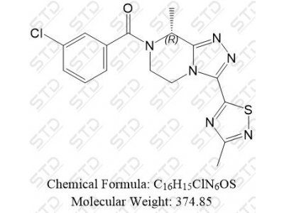 非唑奈坦杂质53 1629229-48-6 C16H15ClN6OS