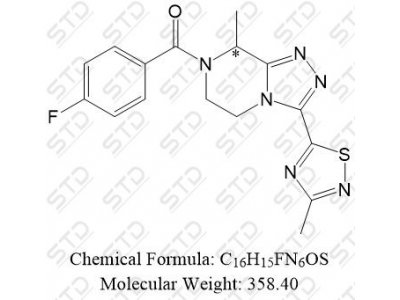非唑奈坦杂质5 1629229-46-4 C16H15FN6OS