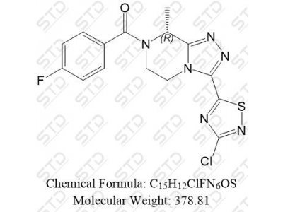 非唑奈坦杂质60 2759134-53-5 C15H12ClFN6OS