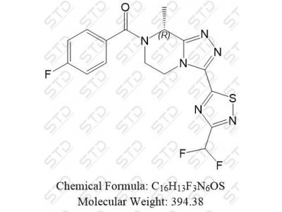 非唑奈坦杂质68 1629229-74-8 C16H13F3N6OS