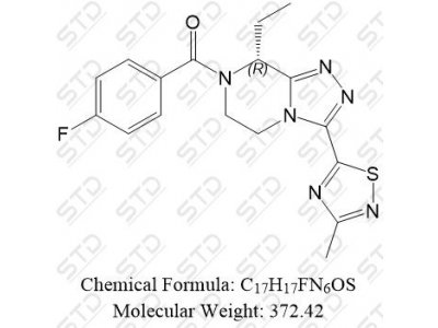 非唑奈坦杂质7 1629229-54-4 C17H17FN6OS