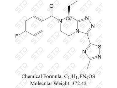 非唑奈坦杂质9 2650187-46-3 C17H17FN6OS