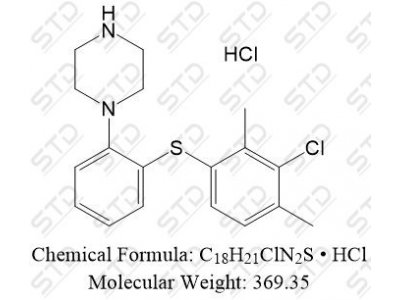 沃替西汀杂质118 盐酸盐 2425618-51-3(free base) C18H21ClN2S • HCl