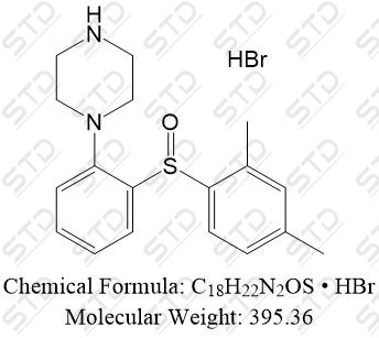 沃替西汀杂质4 溴化氢 2228086-73-3 C18H22N2OS • <em>HBr</em>