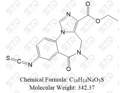 氟马西尼杂质23 954107-48-3 C16H14N4O3S