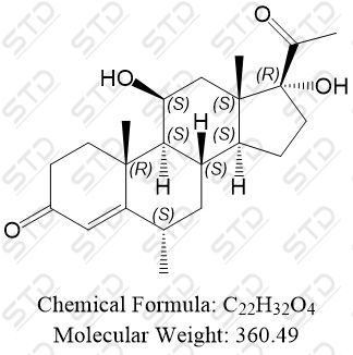 氟米龙杂质19 7055-53-0 C22H32O4