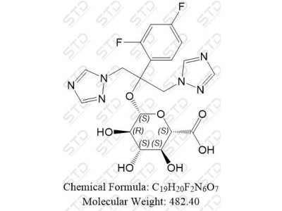 氟康唑杂质44 136134-23-1 C19H20F2N6O7