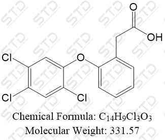 <em>芬</em><em>氯酸</em><em>杂质</em>24 86308-29-4 C14H<em>9</em>Cl3O3