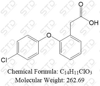 <em>芬</em><em>氯酸</em><em>杂质</em>4 25563-04-<em>6</em> C14H11ClO3