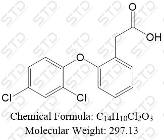 <em>芬</em><em>氯酸</em> 34645-84-6 C14H10Cl2O<em>3</em>