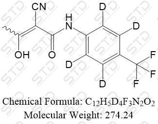 特立氟胺-<em>d4</em> 1185240-22-<em>5</em> C12H<em>5D4F3N2O2</em>