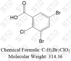 苯溴马隆杂质20 27003-05-0 C7H3Br2ClO2