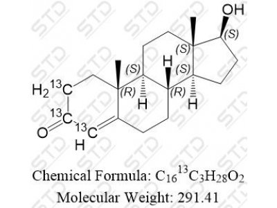 睾酮-13C3 327048-83-9 C1113C3H12FNO3