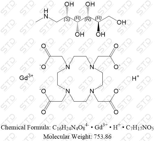 钆特醇杂质16 92943-93-6 C16H24N4O84- • Gd3+ • H+ • C7H17NO5