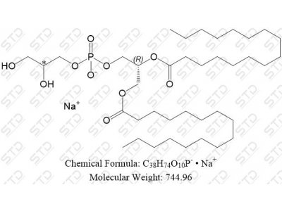 甘油杂质32 钠盐 (二棕榈酰磷脂酰甘油 钠盐) 200880-41-7 C38H74O10P- • Na+