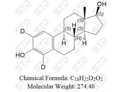 苯甲酸雌二醇杂质1-d2(苯甲酸雌二醇EP杂质A-d2) 53866-33-4 C18H22D2O2