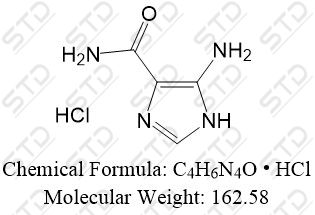 替莫唑胺杂质1盐酸盐（替莫唑胺EP杂质A盐酸盐） 72-40-2 C4H6N4O • HCl