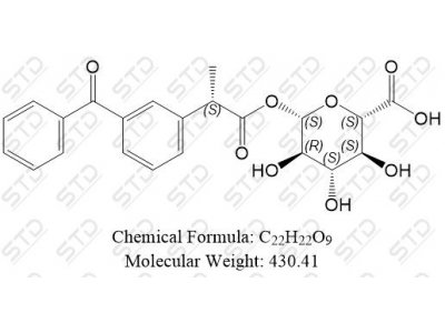 酮基布洛芬杂质50 140148-26-1 C22H22O9