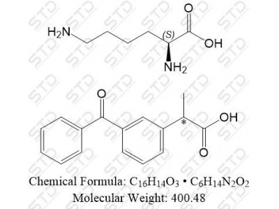 酮基布洛芬杂质68 57469-78-0 C16H14O3 • C6H14N2O2
