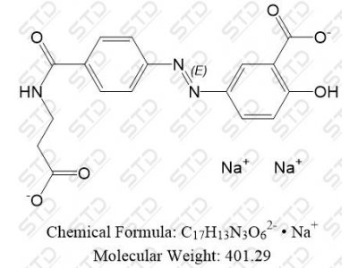 巴柳氮 二钠盐 150399-21-6 C17H13N3O62- • Na+