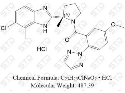 奈莫雷生 盐酸盐 1792993-84-0 C23H23ClN6O2 • HCl