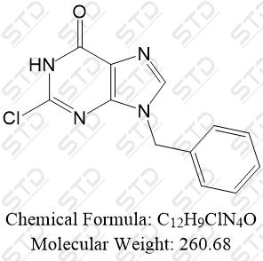 黄嘌呤杂质54 95194-86-8 C12H9ClN4O