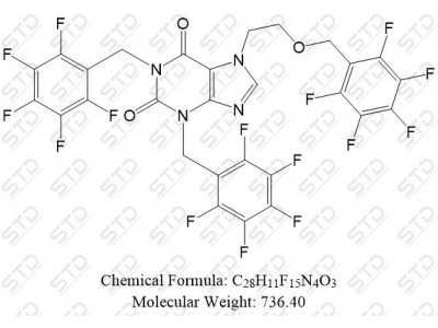 黄嘌呤杂质119 126565-13-7  C28H11F15N4O3