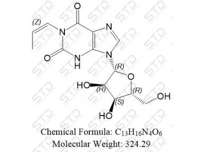 黄嘌呤核苷杂质22 140156-27-0 C13H16N4O6