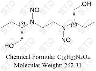 <em>乙胺</em><em>丁醇</em><em>杂质</em>13 (N,N-二亚硝基<em>乙胺</em><em>丁醇</em>) 2792161-95-4 C10H22N4O4