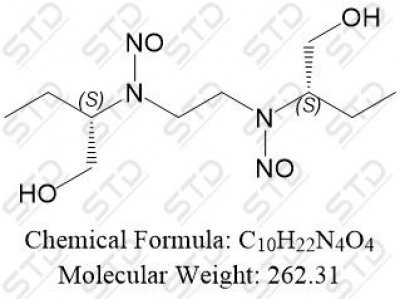 乙胺丁醇杂质13 (N,N-二亚硝基乙胺丁醇) 2792161-95-4 C10H22N4O4