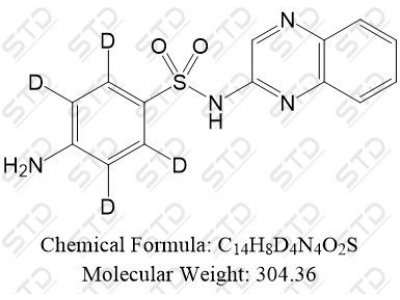 磺胺二甲嘧啶杂质16-d4 1329652-02-9 C14H8D4N4O2S