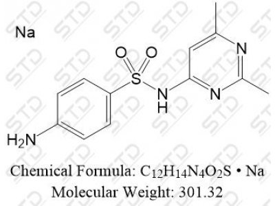 磺胺二甲嘧啶杂质17 2462-17-1 C12H14N4O2S • Na