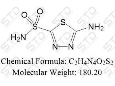 乙酰唑胺杂质4 单体 (乙酰唑胺EP杂质D 单体) 14949-00-9 C2H4N4O2S2