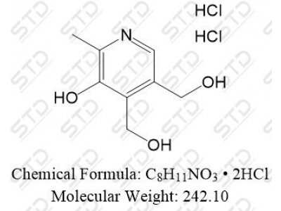 吡哆醇双盐酸盐 102035-57-4 C8H11NO3 • 2HCl