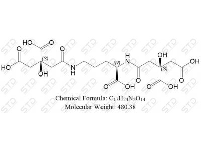 乙酰柠檬酸三丁酯杂质21 127902-98-1 C17H24N2O14