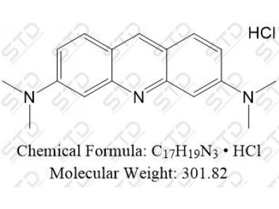 吖啶黄杂质7 (吖啶橙 盐酸盐) 65-61-2 C17H19N3 • HCl