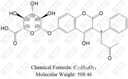 <em>华</em><em>法</em><em>林</em><em>杂质</em>49  (6-<em>羟</em><em>华</em><em>法</em><em>林</em>β-<em>D</em>-<em>葡糖醛酸</em>) 1007224-59-0 <em>C25H24O11</em>